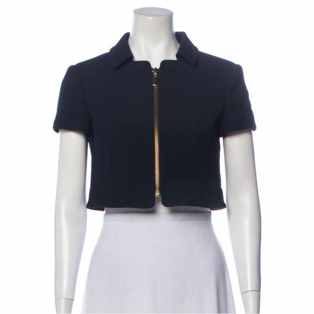 PAULE KA CROPPED ZIP UP JACKET